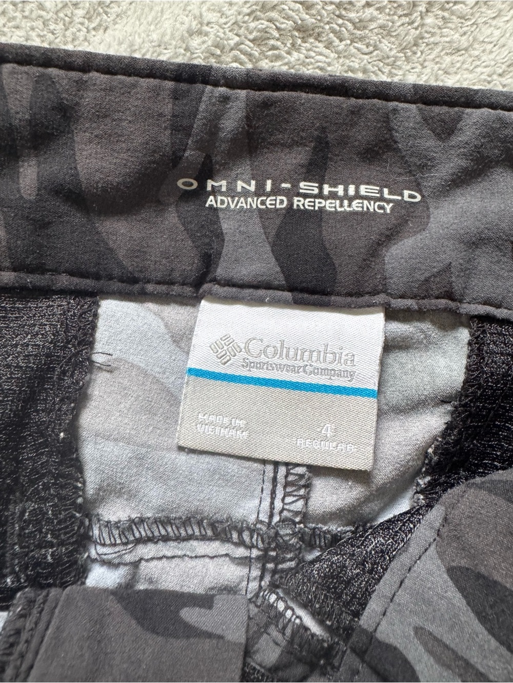 Columbia Women's Omni-Shield Pants - Black & Gray Camo